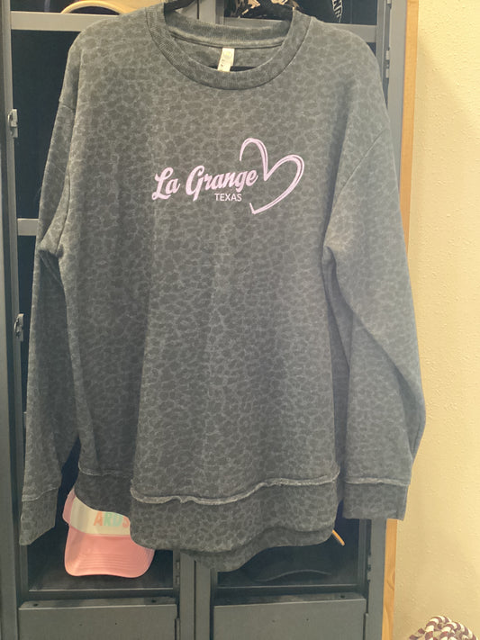 Leopard print La Grange sweater