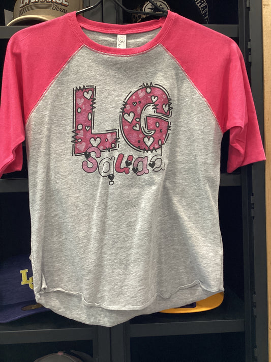 Youth Pink LG Squad Tee