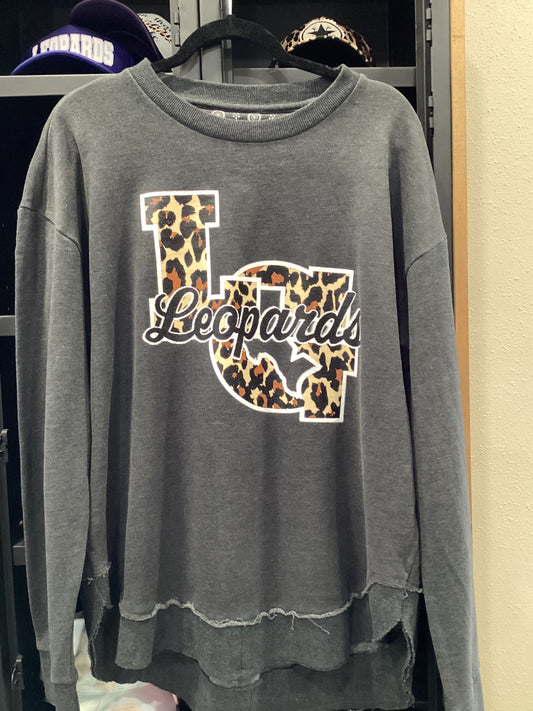 Black leopard LG sweater