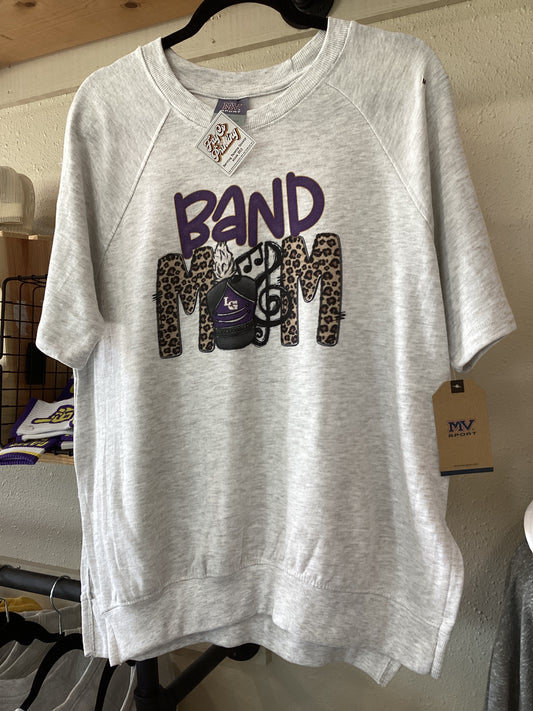 LG Band Mom Short Sleeve French Terry Shirt