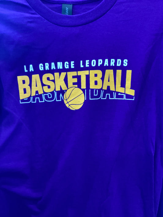 Leopards basketball tee