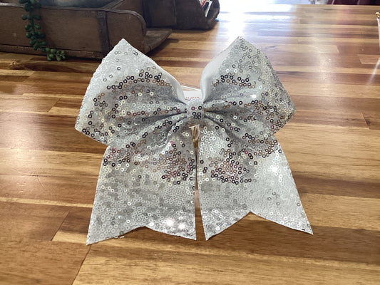 Silver Tie Bow