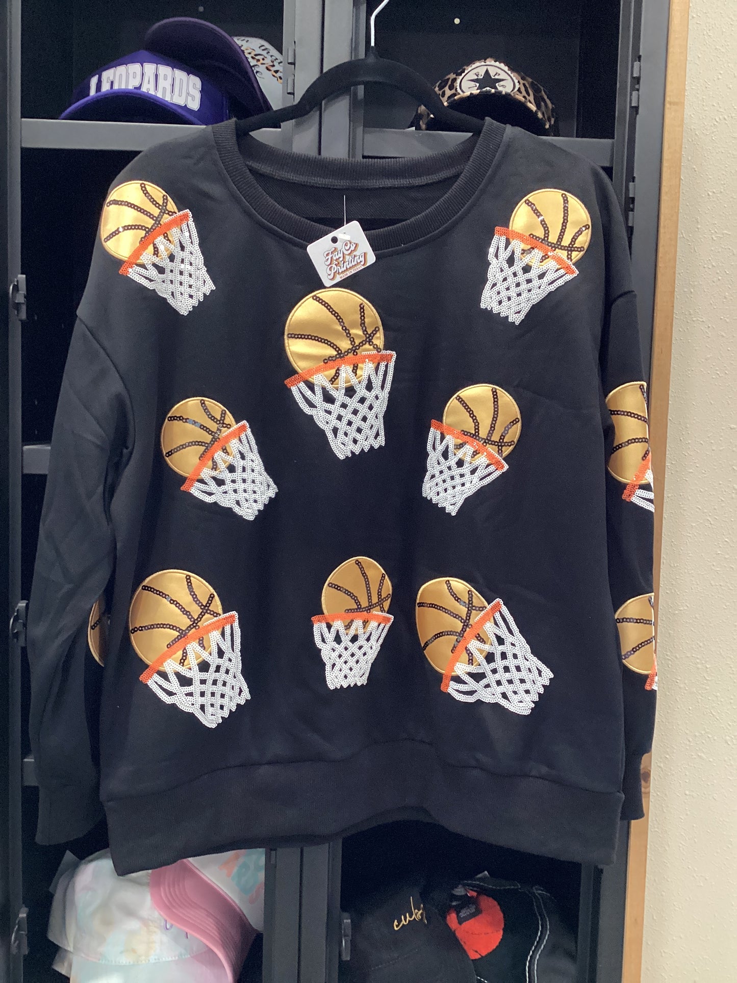 Sparkly Basketball Sweater