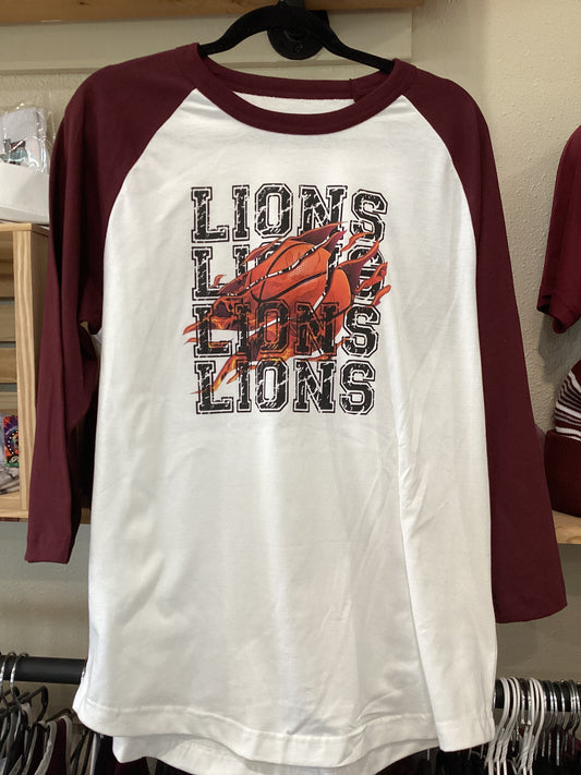 Fayetteville Lions Basketball Tee