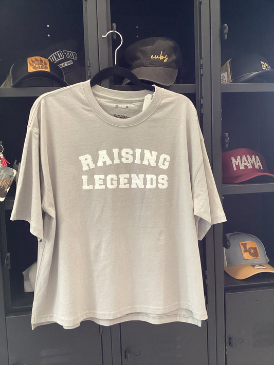 Raising legends short sleeve light grey tee