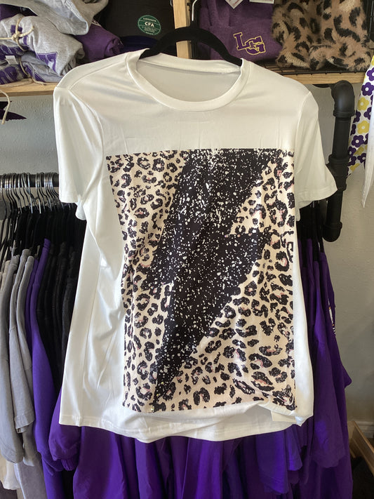 Leopard tee