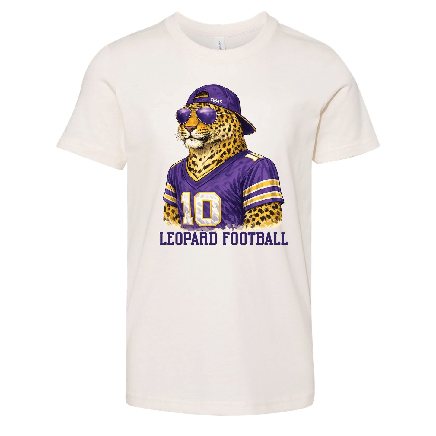 Leopard Football Mascot Tshirt