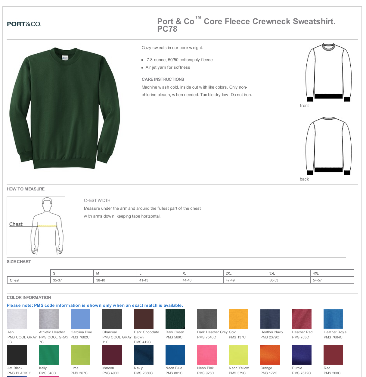 S.H. Port & Co Sweatshirt