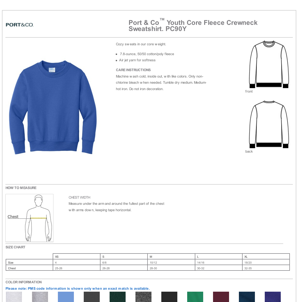 S.H. Port & Co Sweatshirt