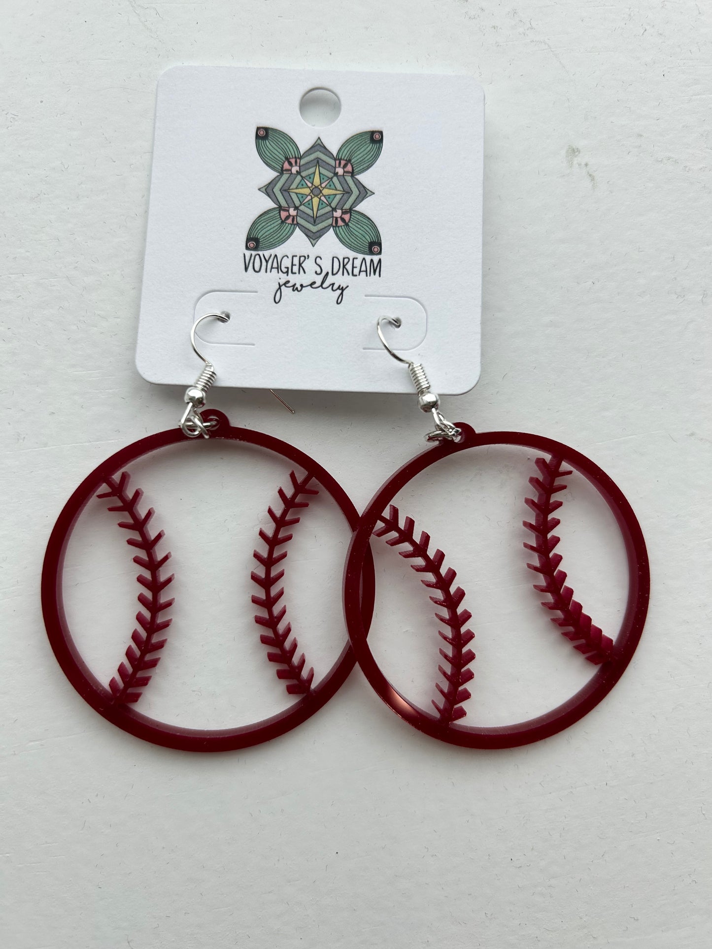 Baseball Hook Earrings